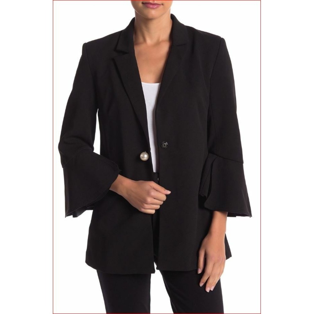 Romeo + Juliet Couture women suit jacket blazer RJ52482 black sz L MSRP $255